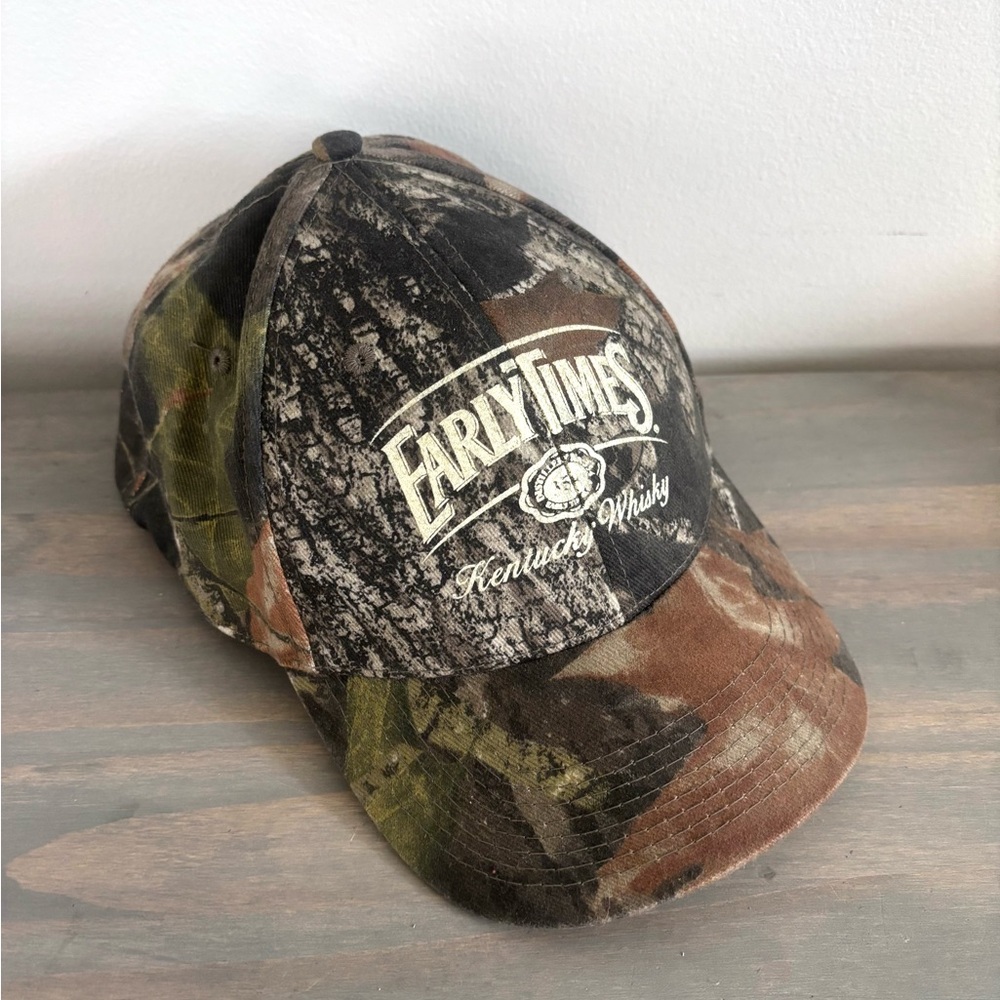Early Times Kentucky Whiskey Head To Toe Camo Hat/  Ball Cap